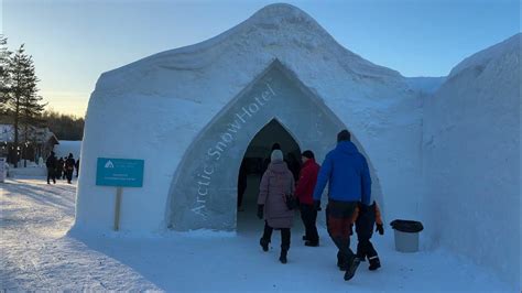 Arctic Snow Hotel with ice bar in Rovaniemi, Lapland Finland - YouTube