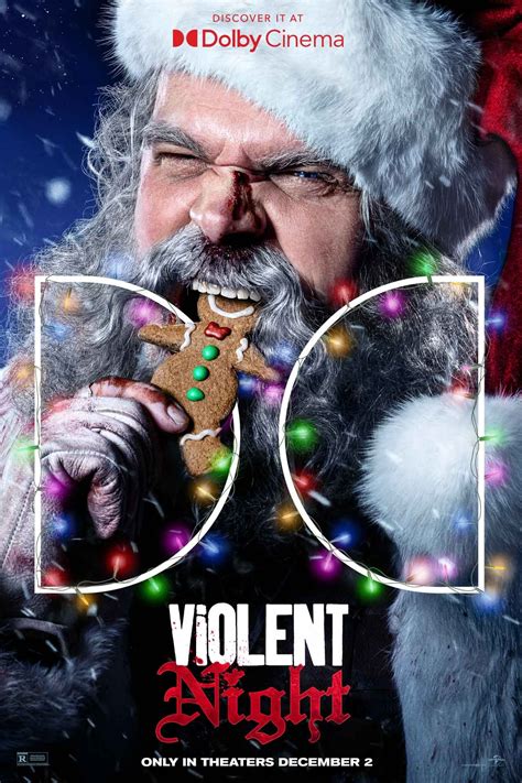 Violent Night Poster: David Harbour Takes a Bite Out of Christmas