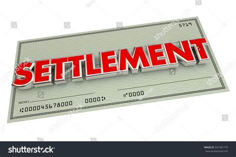 1,406 Settlement Check Images, Stock Photos & Vectors | Shutterstock