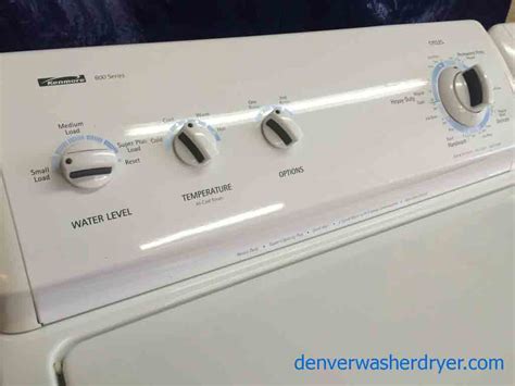 Large Images for Kenmore 600 Series Washer/Dryer, Super Capacity Plus, Direct Drive - #1863