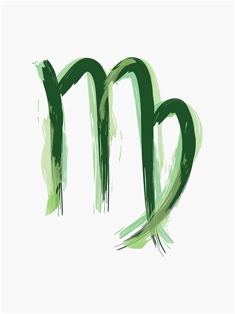 "Virgo Zodiac Sign Design" Sticker for Sale by liviakirasic | Redbubble