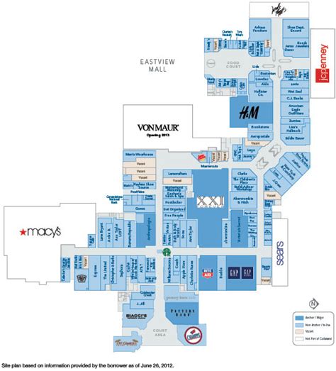 Eastview Mall Map Rochester Ny