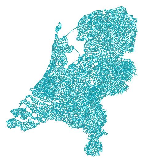 Map of bike paths in the Netherlands : r/europe