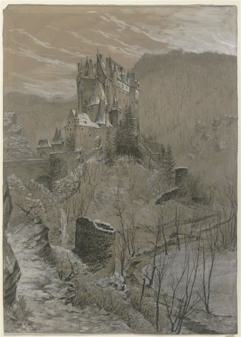 Eltz castle in the winter - Digital Collection