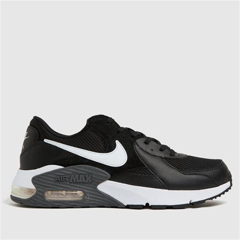 Nike Black & White Air Max Excee Trainers - Trainerspotter