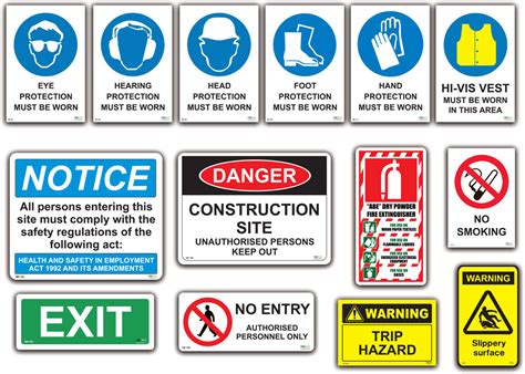 Safety Signages / Free photo: Workplace Safety Signs - Danger, Fire ... - Office safety signages ...