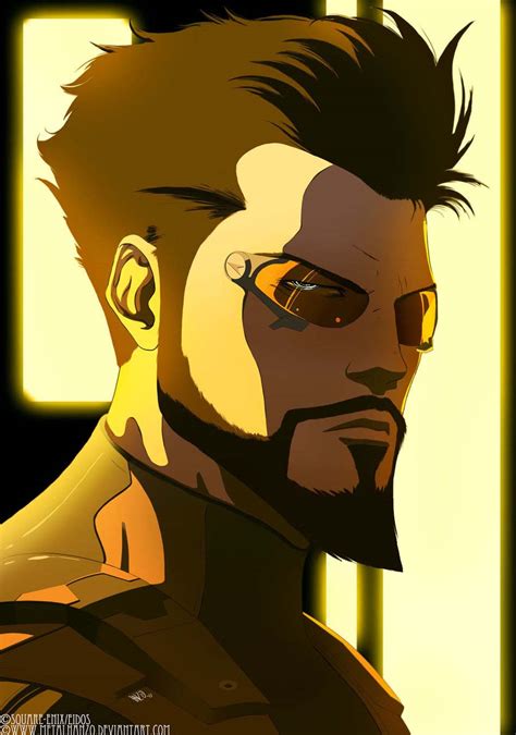 Fan Art of Adam Jensen from Deus Ex: Human Revolution | Game-Art-HQ