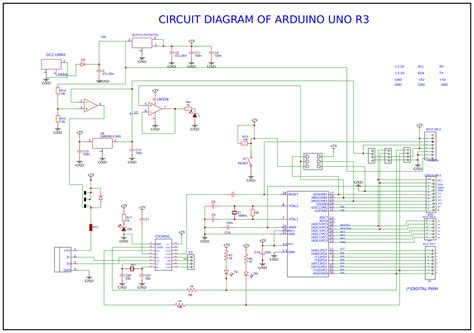 BASIC CIRCUIT DIAGRAM OF ARDUINO UNO R3 - EasyEDA