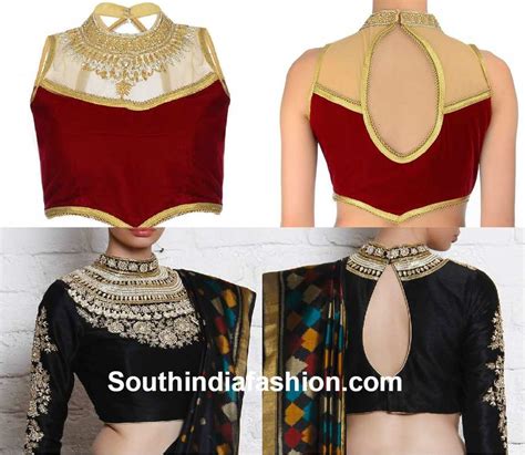 Blouse Neck Designs –South India Fashion