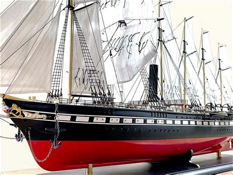 BRUNEL'S SS GREAT BRITAIN MODEL SHIP | LARGE WOODEN MODEL SHIP