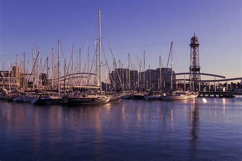 Port Vell Sunset Photograph by George Ismailov | Pixels