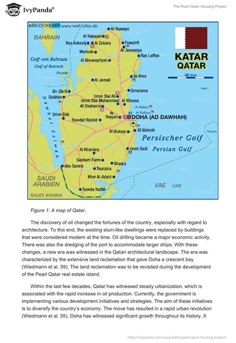 The Pearl Qatar Housing Project - 3622 Words | Case Study Example