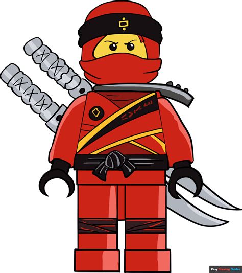 How to Draw Kai from Ninjago - Really Easy Drawing Tutorial