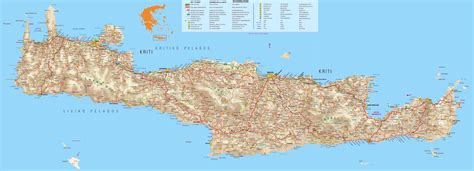 Detailed Map Of Crete