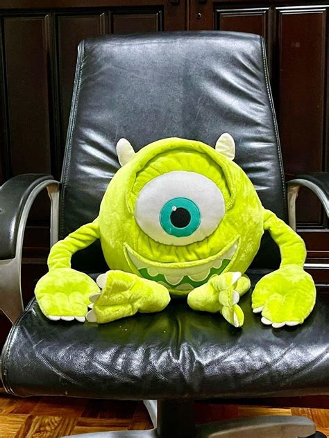 Monsters Inc. Mike Wazowski original Disney large plush toy, Hobbies ...