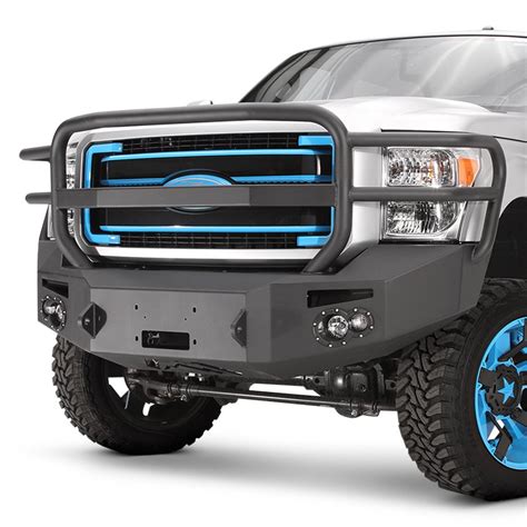 Fab Fours® - Ford F-250 2016 Premium Full Width Front Winch HD Bumper ...