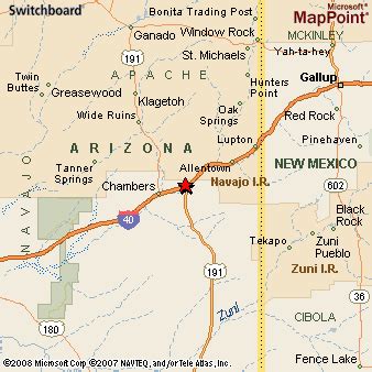 Where is Sanders, Arizona? see area map & more