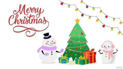 Merry Christmas Transparent Background in Illustrator, SVG, EPS, PNG ...