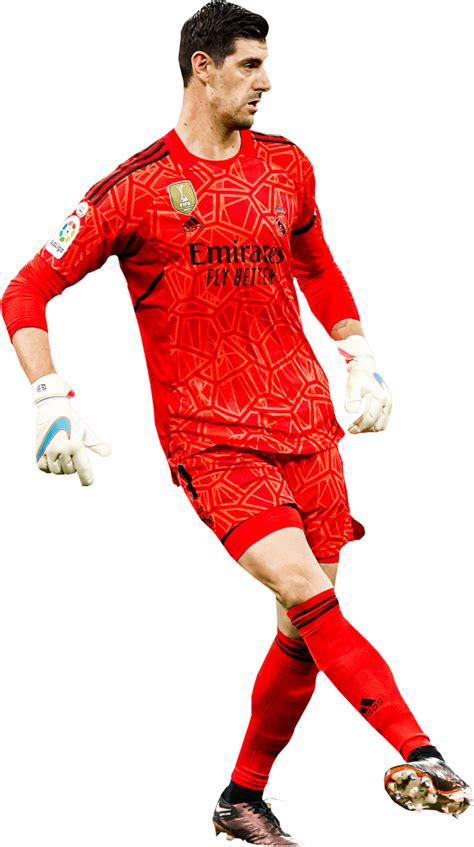 Thibaut Courtois Real Madrid football render - FootyRenders