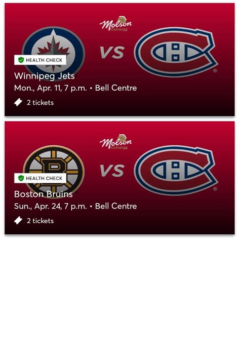 Will be going to my first 2 Habs games ever this month thanks to my ...