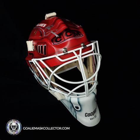 Mike Vernon + Mike Smith Signed Goalie Mask Calgary Tribute Signature ...