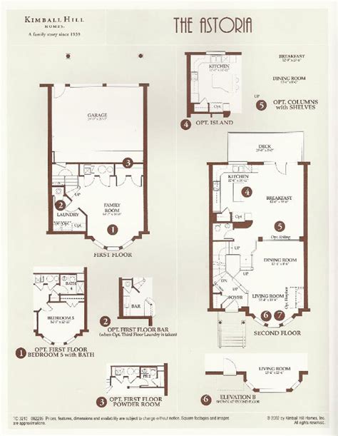 Astoria Unit Floor Plans in Tower Crossing at The Glen