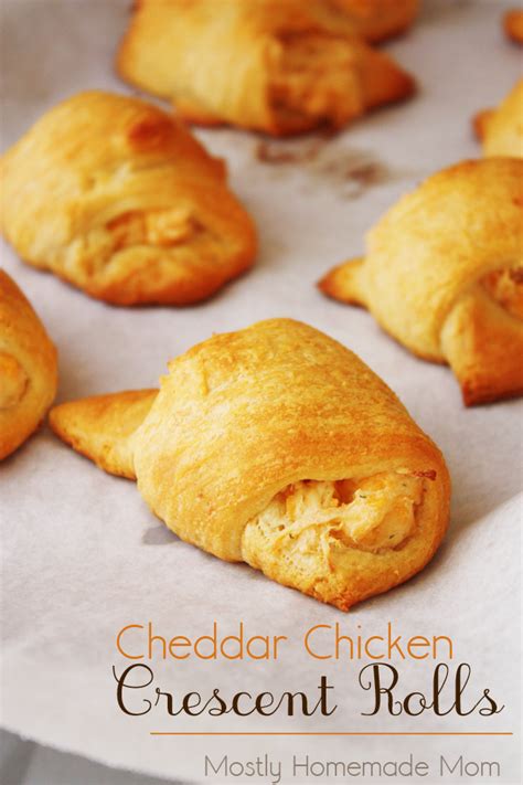 Cheddar Chicken Crescent Rolls | Mostly Homemade Mom