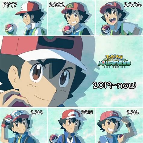 Evolution of Ash ️ Ketchum ️💙 | Pokemon personajes, Imagenes de pokemon ...