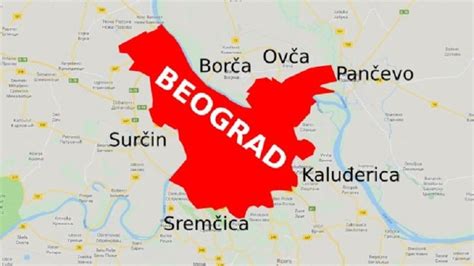 Mapa Beograda