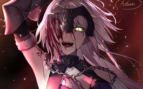 Download Blood Yellow Eyes Avenger (Fate/Grand Order) Jeanne D'Arc ...