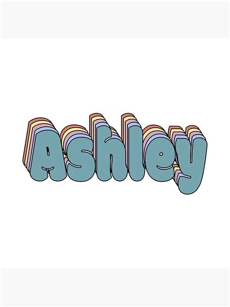 Ashley Name Handwriting Signature Art Board Print | ubicaciondepersonas ...