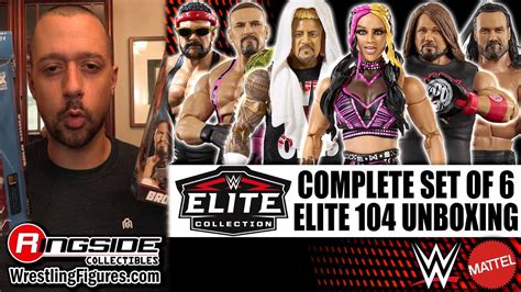 Ringside Collectibles Unboxing: Mattel WWE Elite 104 Full Set of Wrestling Action Figures! - YouTube