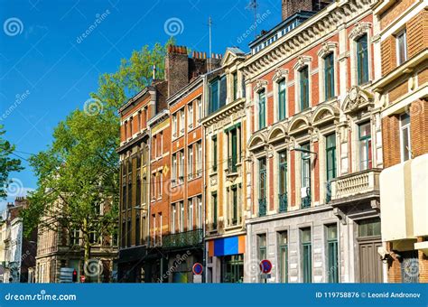 Traditional Buildings in the Old Town on Lille, France Stock Photo ...