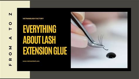 Lash extension glue A to Z: Everything You Need to Know