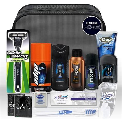 Young Men's Premium 16-Piece Travel Kit | Travel size products, Travel ...