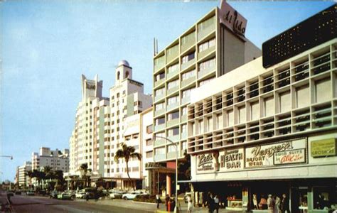 Famous Collins Avenue Hotels, Lincoln Road Miami Beach, FL