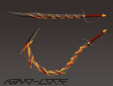 Lavastone Whip Sword Commission by Nano-Core on DeviantArt | Рпг ...