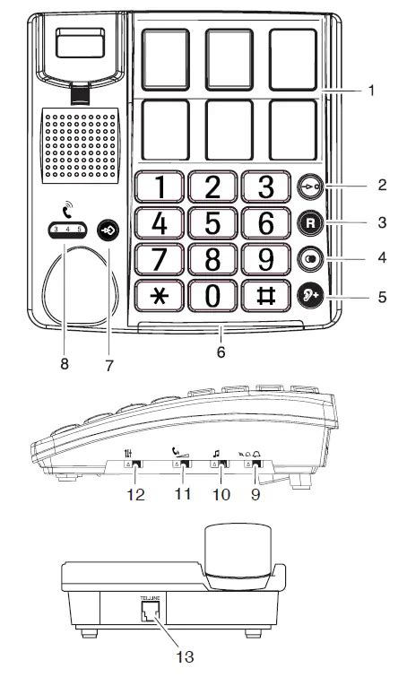 amplicomms BigTel 40 Plus Amplified Big Button Telephone User Manual