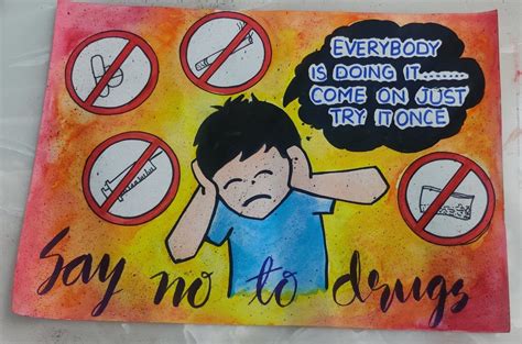 Say No to Drugs Poster - JavionrusFuller