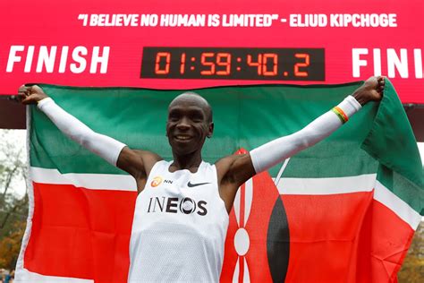 [PHOTOS] Eliud Kipchoge makes history in Ineos challenge