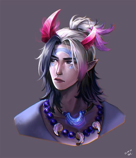 ArtStation - Spirit blossom aphelios fan art