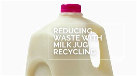 Reducing Waste with Milk Jug Recycling