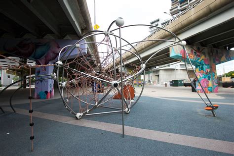 Underpass Park is the original play space under the DVP