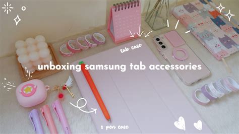 unboxing new samsung galaxy tab S7 FE accessories 2022 📦 + S pen cover ...