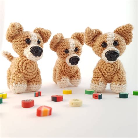 Amigurumi Crochet Pattern Dog Toy Digital Tutorial Small | Etsy