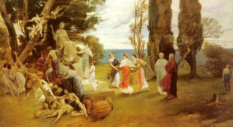 Friedrich August von Kaulbach's In Arcadia | Art, Renaissance paintings, Beautiful paintings