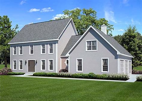 Classic Center Hall Colonial - 11334G | Architectural Designs - House Plans