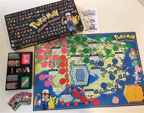 1999 Pokemon Master Trainer Board Game 100% Complete | eBay | Pokemon, Pokémon master, Board games