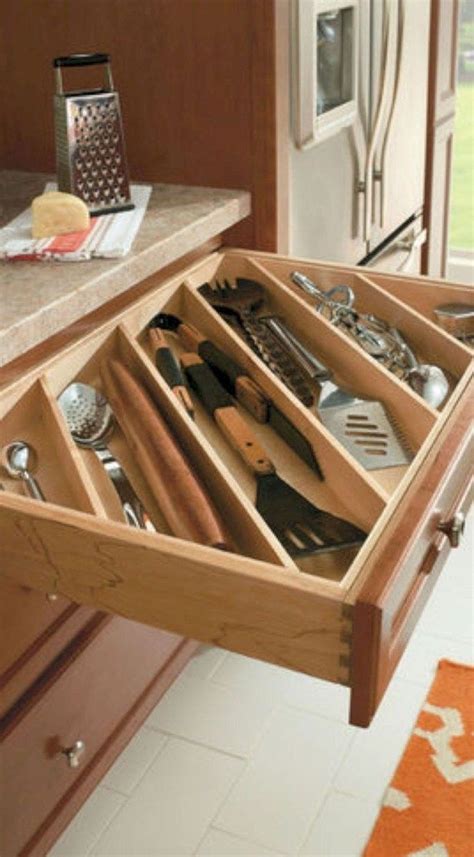 35 Best Design Ideas For Kitchen Organization Cabinets | Diy kitchen renovation, Kitchen drawers ...