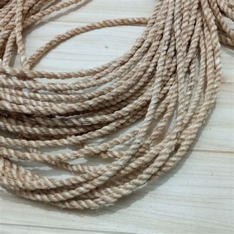 Natural Abaca Rope | Manila Hemp Rope 10mm | Shopee Philippines